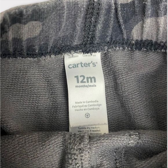 Carter's | 3/$15| Gray Cameo Baby Sweats - Picture 3 of 3